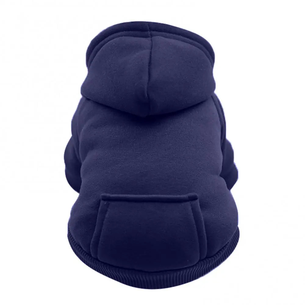 Warm Winter Fleece Dog Hoodie & Cute Puppy Sweatshirt Apparel