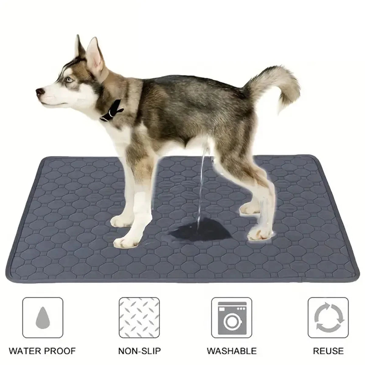 Reusable & Washable Waterproof Dog Pee Pad & Puppy Training Mat