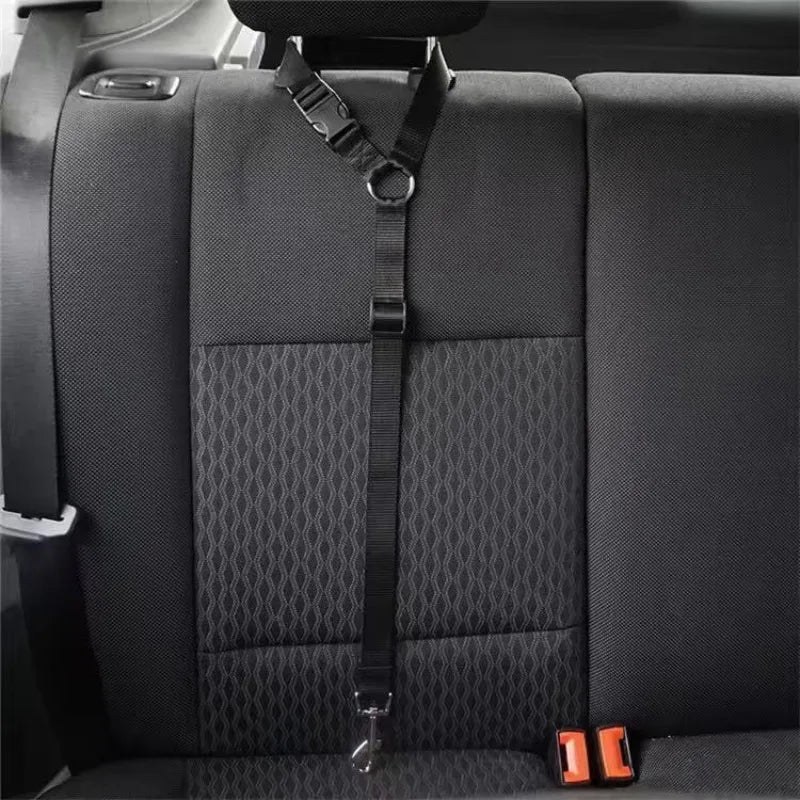 Adjustable Nylon Pet Car Seat Belt & Safety Lead Leash