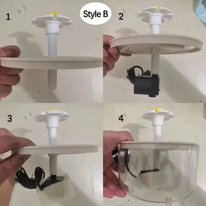 Automatic Cat Water Fountain & USB Pet Drinking Dispenser with Filter