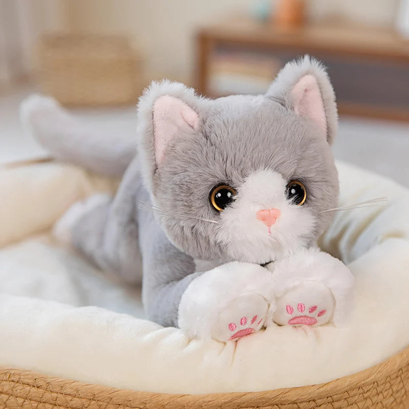 53cm Soft Stuffed Long Cat Plush Pillow Toy