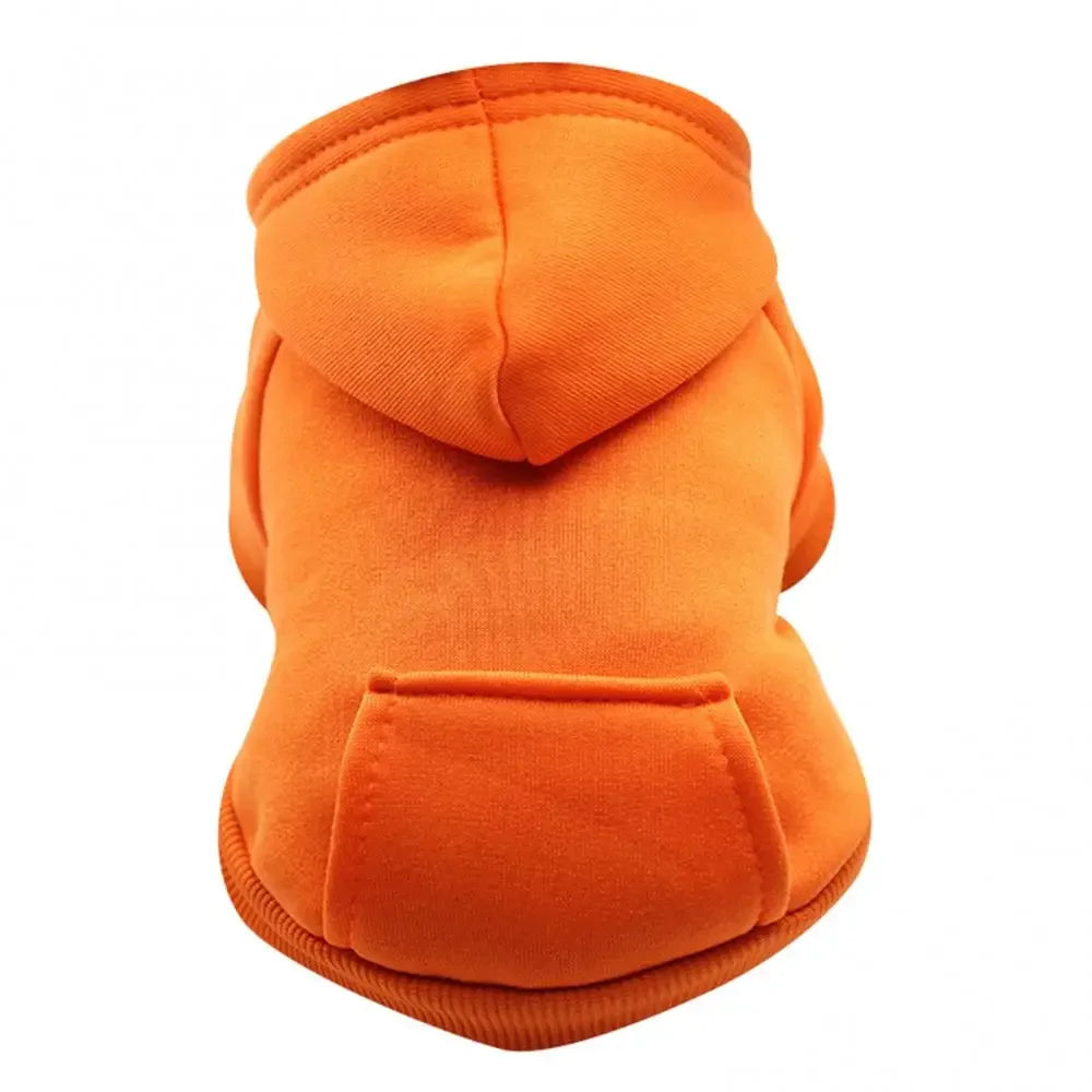 Warm Winter Fleece Dog Hoodie & Cute Puppy Sweatshirt Apparel