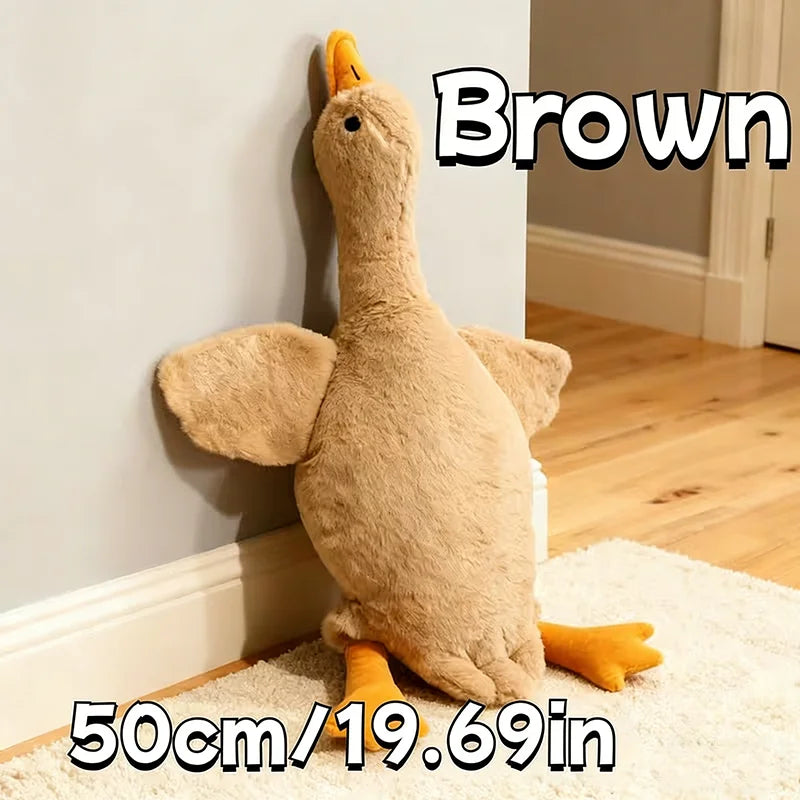50cm Soft Anxiety-Relieving Duck Plush Toy & Companion for Dogs & Cats
