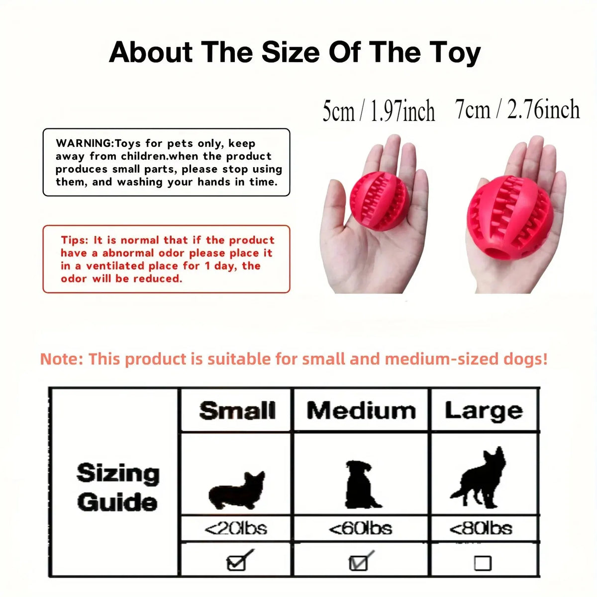 Bite-Resistant Dog Treat Dispenser & Tooth Cleaning Chew Ball