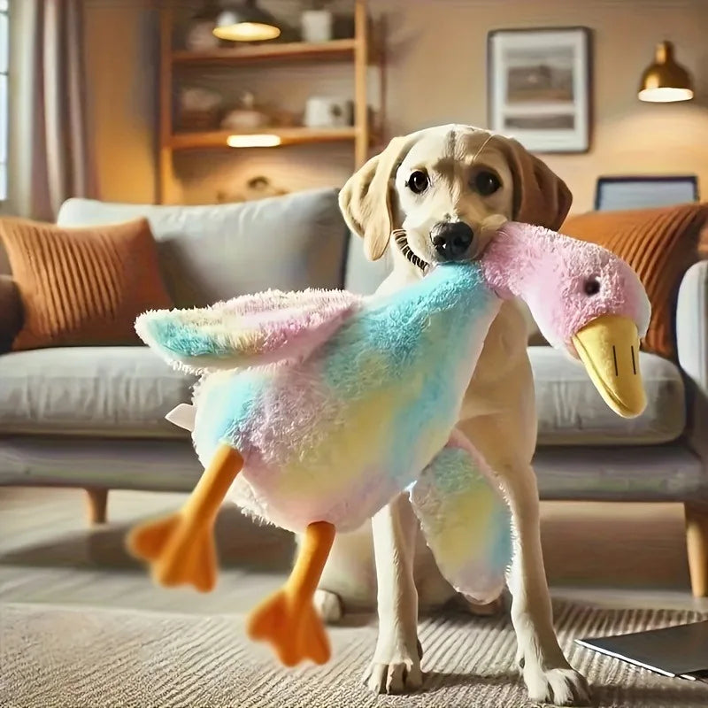 50cm Soft Anxiety-Relieving Duck Plush Toy & Companion for Dogs & Cats