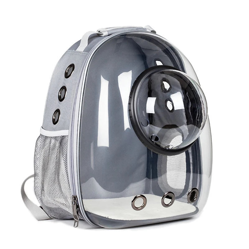 Breathable Transparent Space Capsule Pet Transport Backpack & Cat Carrier