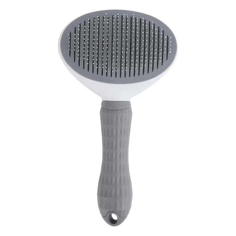 Self-Cleaning Slicker Pet Grooming Brush & Hair Remover Comb for Cats & Dogs