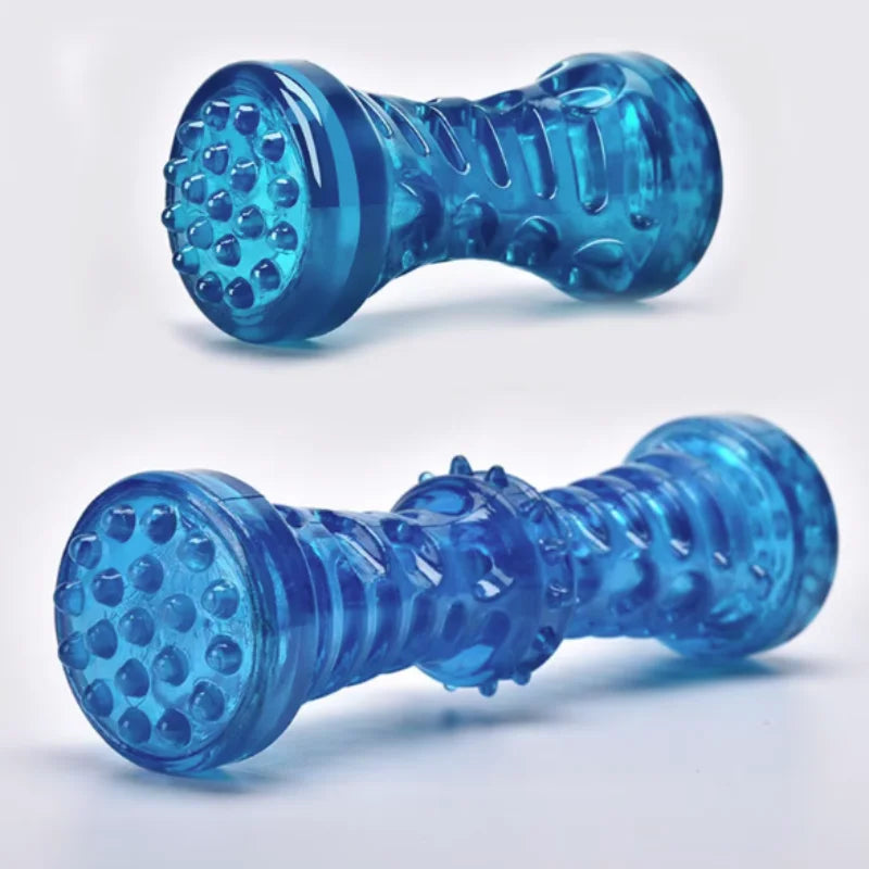 Bite-Resistant Dog Teething Chew Stick & Treat Dispenser Toy
