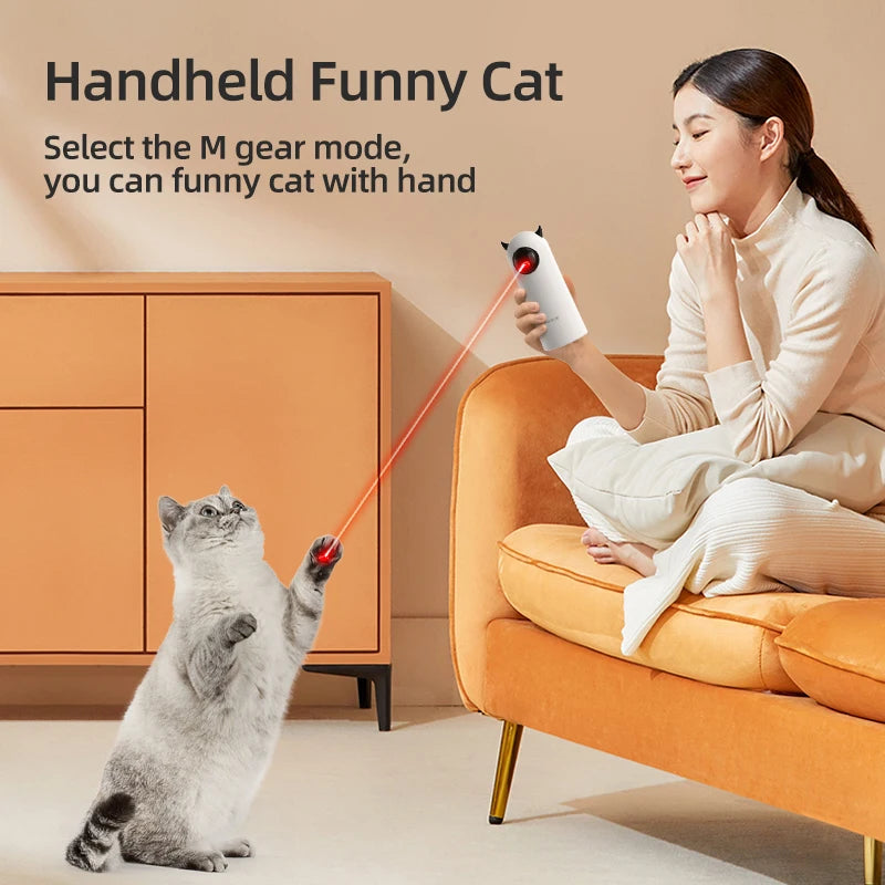 ROJECO Electronic Handheld & Automatic LED Laser Cat Toy