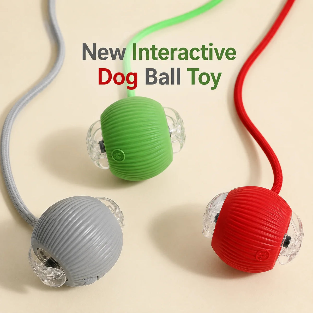 Automatic Rolling & Interactive Smart Dog Toy Ball with Tail & Sound