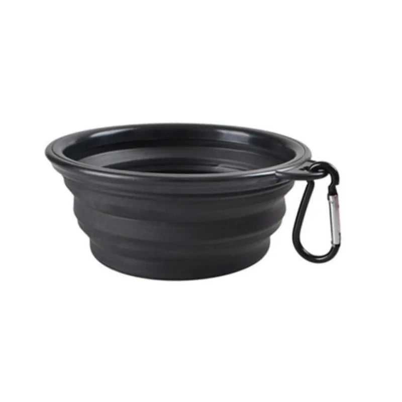 Portable Collapsible Silicone Travel Pet Food & Water Bowl